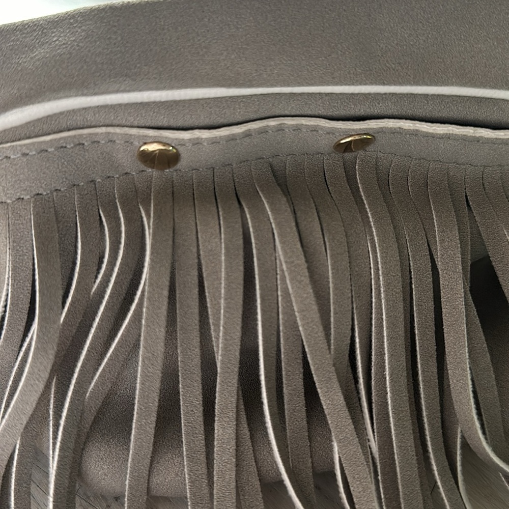 NWT Faux leather fringe fanny pack - Picture 5 of 5